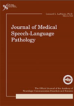 Journal of Medical Speech-Language Pathology (JMSLP)